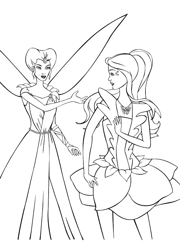 Kids-n-fun.com | 21 coloring pages of Barbie FairyTopia